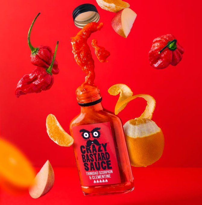 CRAZY BASTARD SAUCE - SCORPION TRINIDAD ET CLEMENTINE - 5/5