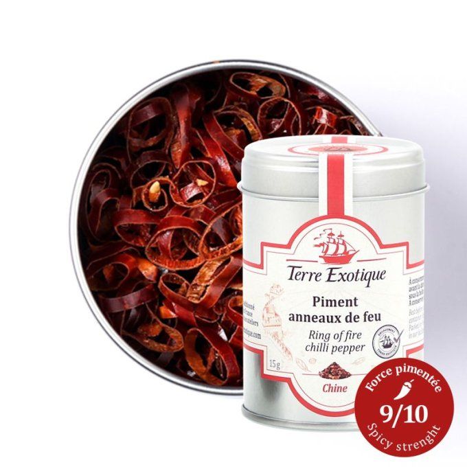 TERRE EXOTIQUE - PIMENT ANNEAUX DE FEU - 9/10