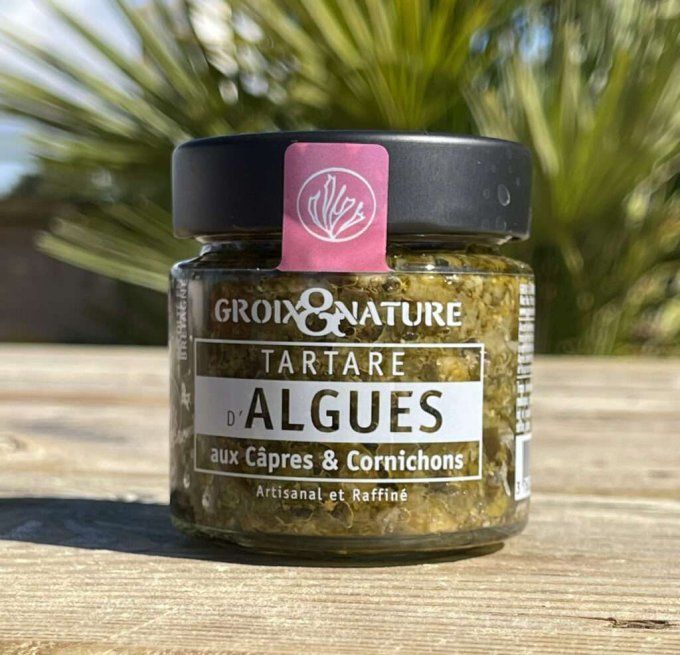 TARTARE D'ALGUES AUX CAPRES ET AUX CORNICHONS
