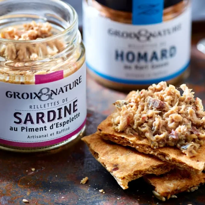 RILLETTE DE SARDINES AU PIMENT D'ESPELETTE
