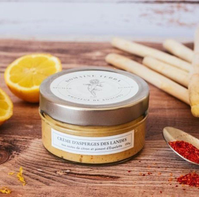 DOMAINE TERRA - ASPERGES DES LANDES AUX ZESTES DE CITRON ET PIMENT D'ESPELETTE