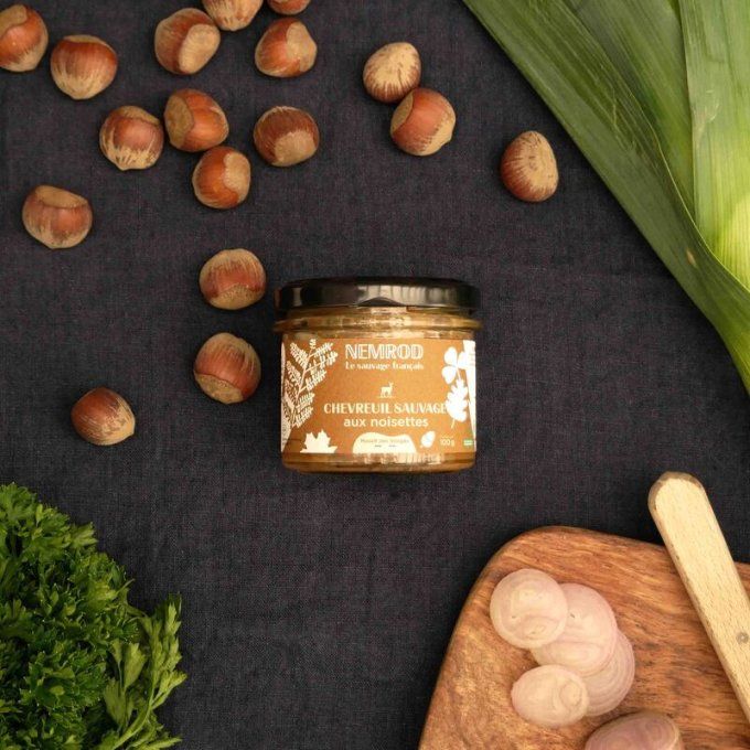 TERRINE DE CHEVREUIL AUX NOISETTES