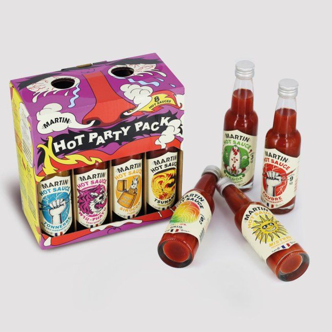 MARTIN HOT SAUCE - HOT PARTY PACK