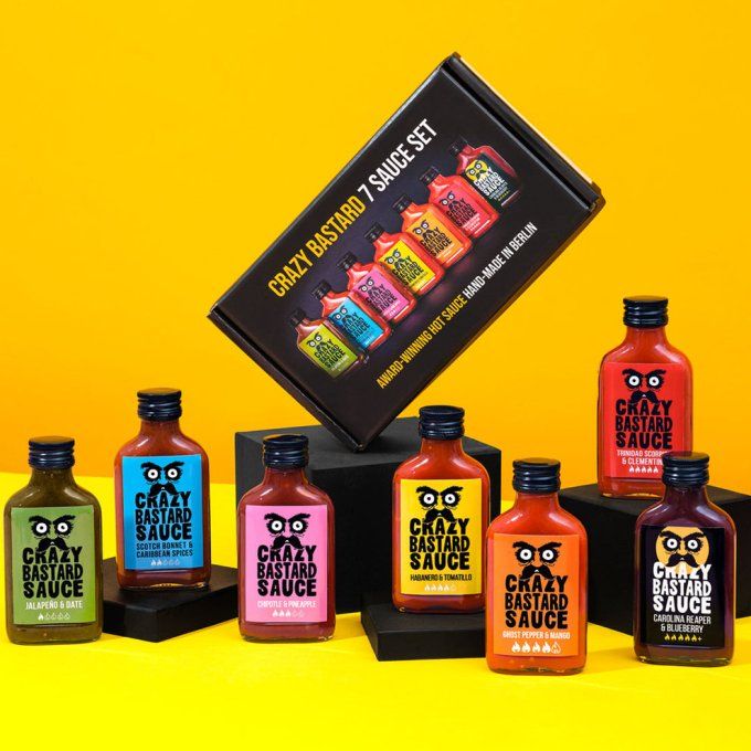 CRAZY BASTARD - COFFRET 7 SAUCES