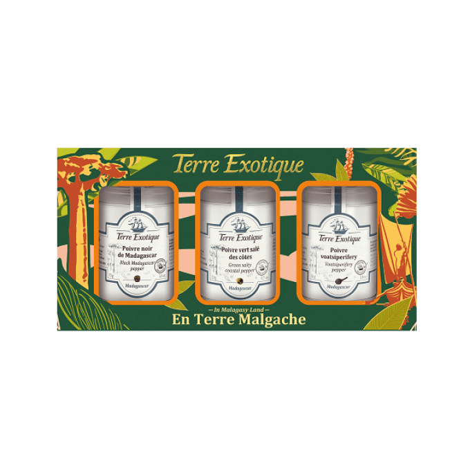 TERRE EXOTIQUE - COFFRET EN TERRE MALGACHE