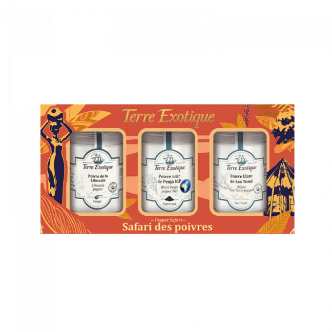 TERRE EXOTIQUE - COFFRET SAFARI DES POIVRES