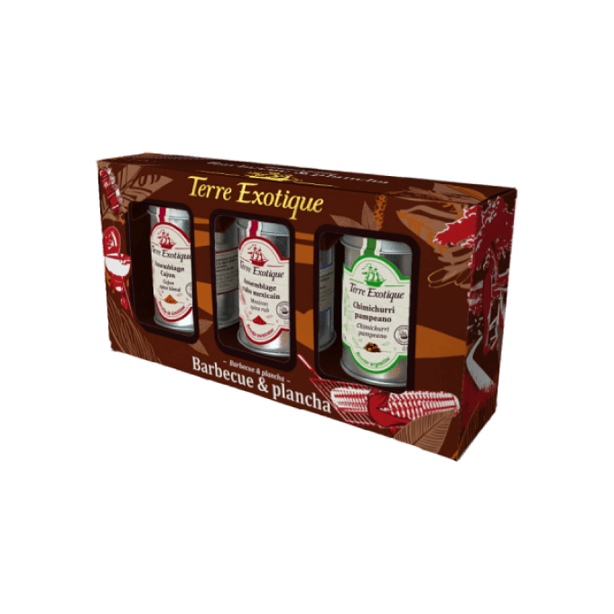 TERRE EXOTIQUE - COFFRET BARBECUE ET PLANCHA
