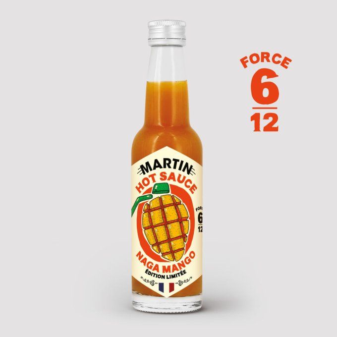 MARTIN HOT SAUCE - NAGA MANGO - 6/12