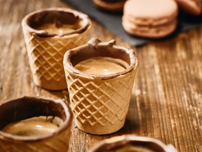 TASSE EXPRESSO EN GAUFRE