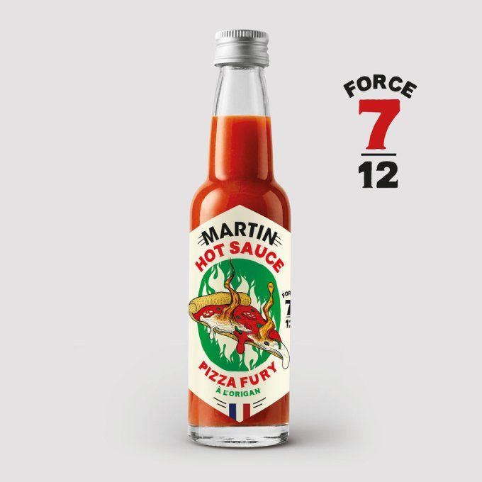 MARTIN HOT SAUCE - PIZZA FURY - 7/12